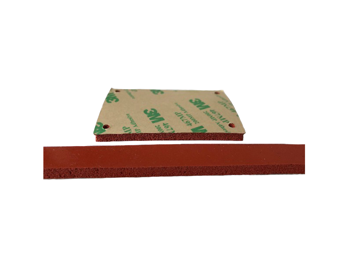 硅膠泡棉模切背膠加工